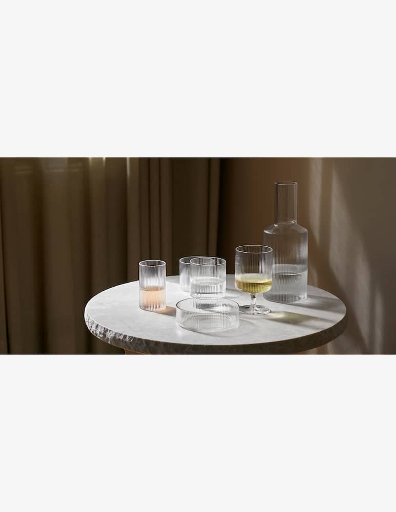 Ferm Living Ripple Coppetta Set 4 Pz - Trasparente - immagine 2