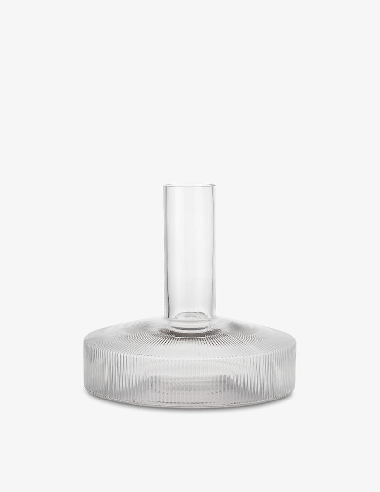 Ferm Living Caraffa Ripple Vino - Trasparente - immagine 1 Ferm Living Caraffa Ripple Vino - Trasparente - immagine 1