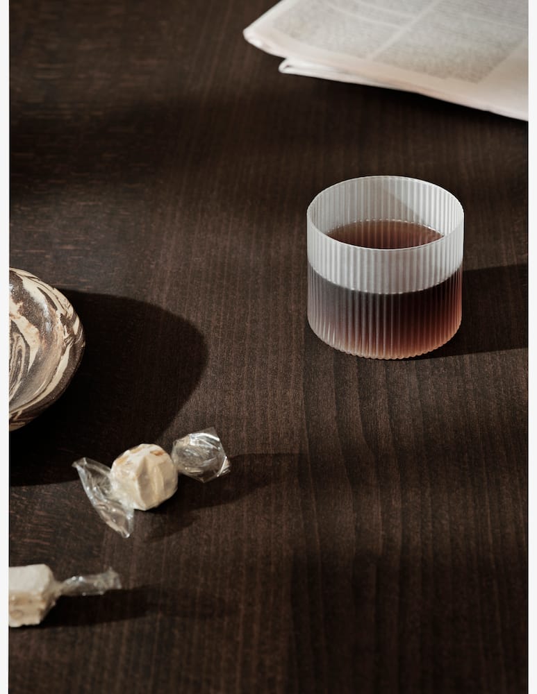 Ferm Living Ripple Bicchieri Bassi - Set 4 Pz - Satinati - immagine 2