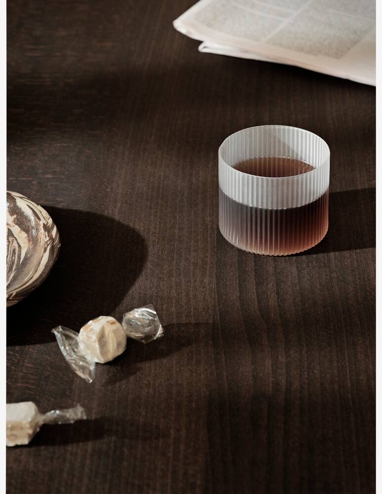 rinascente Ferm Living Ripple Bicchieri Bassi - Set  4 Pz - Satinati