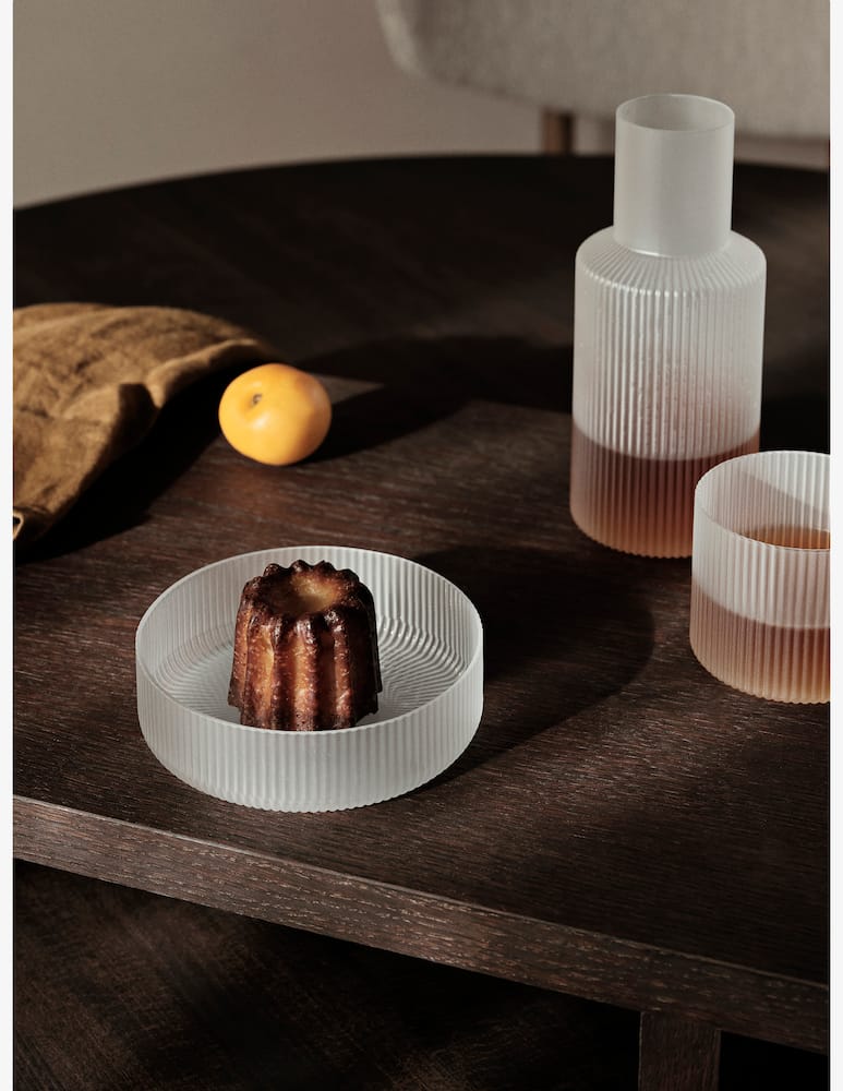 Ferm Living Carafe Ripple Small Set - Frosted - picture 2 Ferm Living Carafe Ripple Small Set - Frosted - picture 2