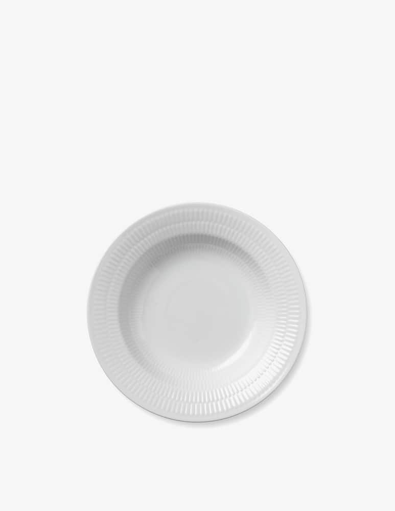 Royal Copenhagen Deep Plate White Fluted - picture 1 Royal Copenhagen Deep Plate White Fluted - picture 1
