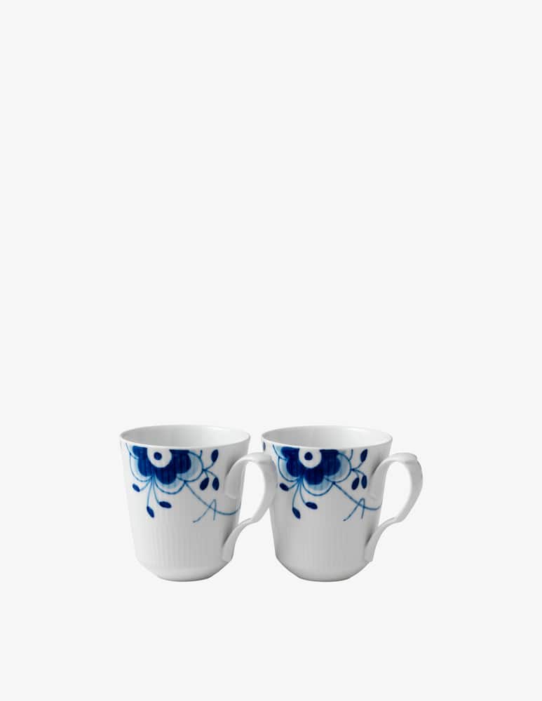 Royal Copenhagen Set of 2 Blue Mega Mugs 37 cl - picture 1 Royal Copenhagen Set of 2 Blue Mega Mugs 37 cl - picture 1