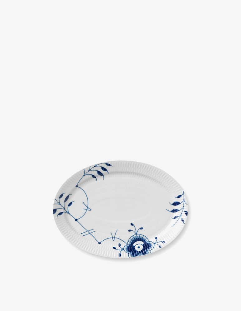 Royal Copenhagen Piatto Ovale Blue Mega 28cm - immagine 1 Royal Copenhagen Piatto Ovale Blue Mega 28cm - immagine 1