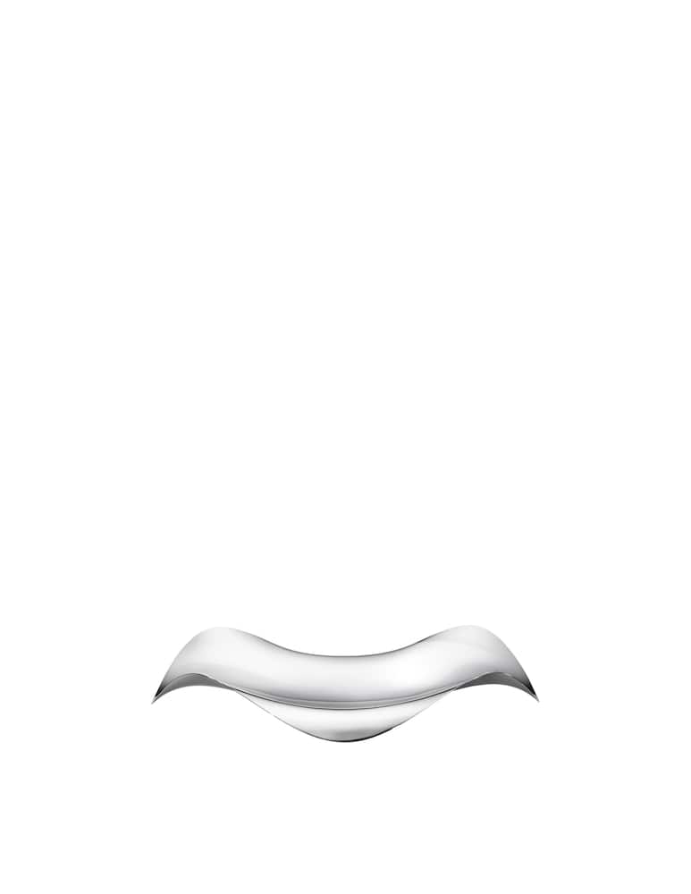 rinascente Georg Jensen Cobra Oval Tray Stainless Steel Mirror