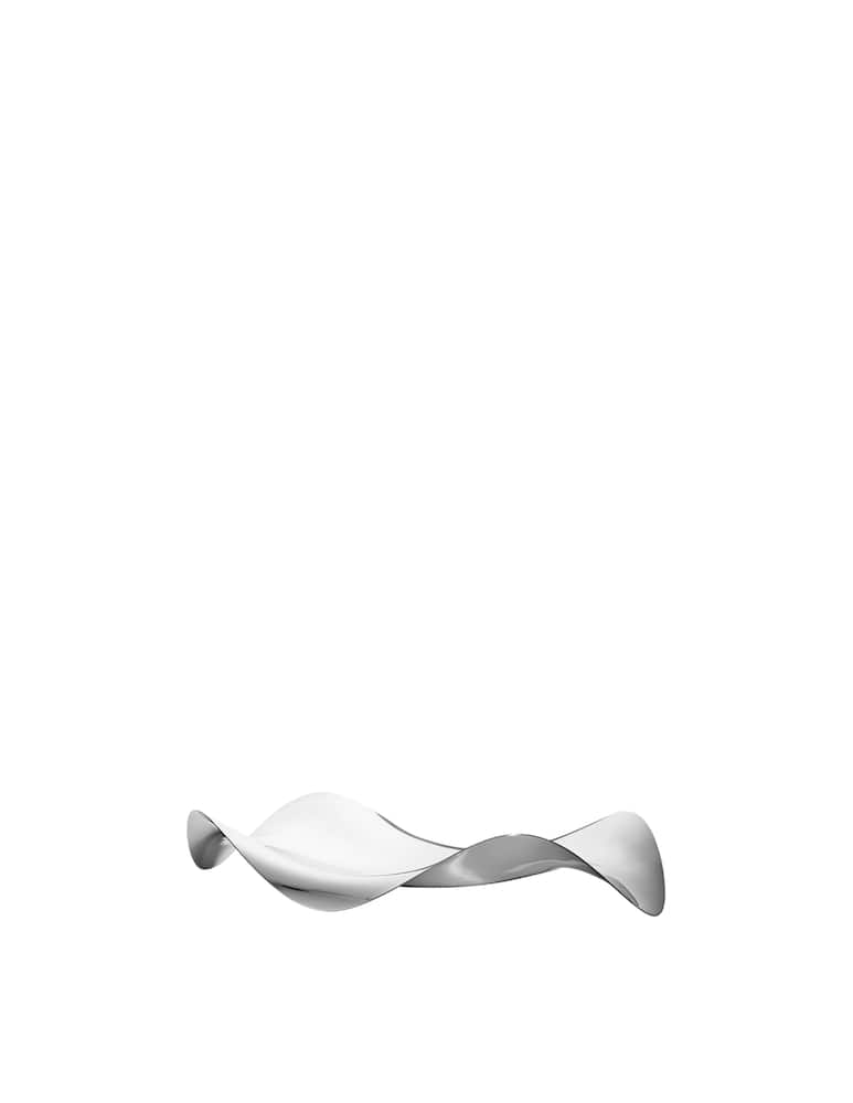 rinascente Georg Jensen Cobra Oval Tray Stainless Steel Mirror