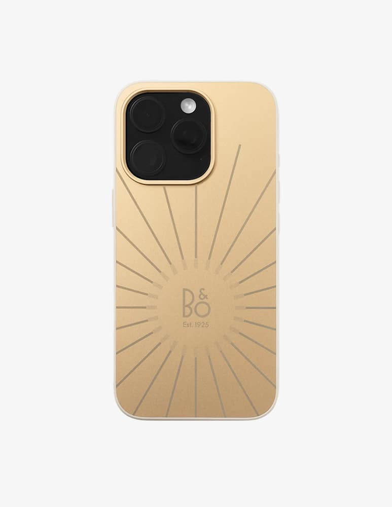 Bang & Olufsen iPhone 16 Pro Max Aluminium Case Gold - picture 1 Bang & Olufsen iPhone 16 Pro Max Aluminium Case Gold - picture 1