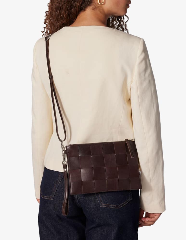 rinascente ADAX Borsa pochette intrecciata xl Lena