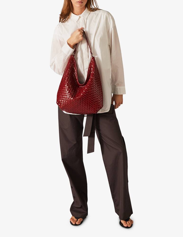 rinascente ADAX Mindy m woven shoulder bag