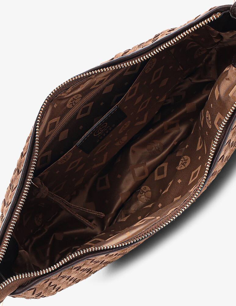 rinascente ADAX Rozzano Marlin suede shoulder bag