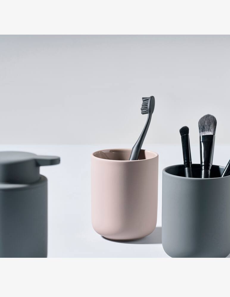 rinascente Zone Ume  Toothbrush Mug - Beige