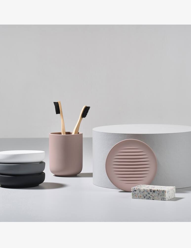 rinascente Zone Ume  Toothbrush Mug - Beige