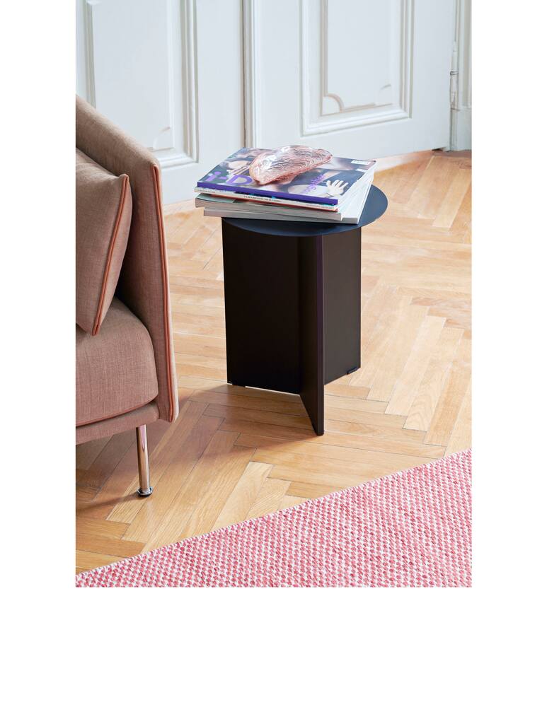 rinascente Hay Slit Table Round - Black