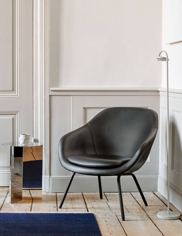 rinascente Hay Slit Table Round - Silver