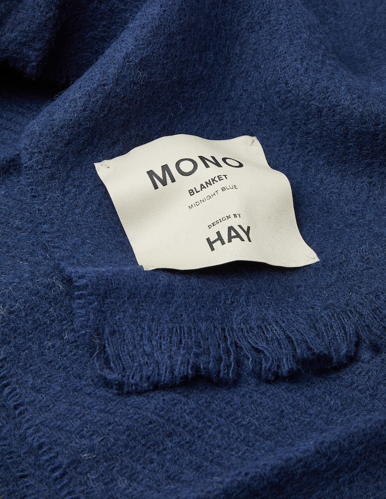 rinascente Hay Mono Plaid 180x130 - blue