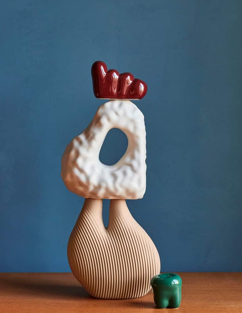 rinascente Hay WS Belly Button Sculpture - green