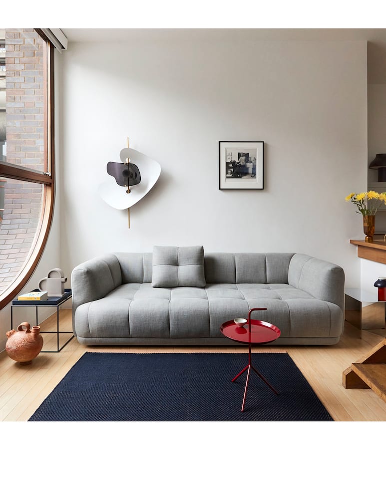 rinascente Hay Bias Rug - blue