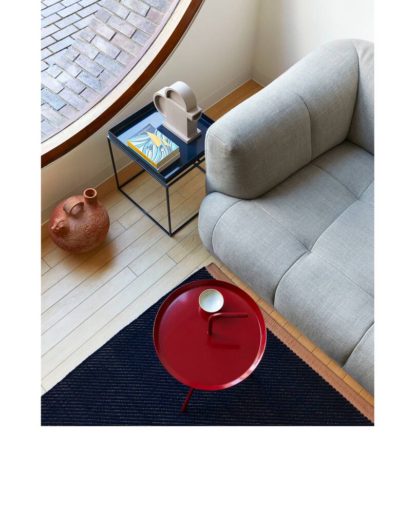 rinascente Hay Bias Rug - blue