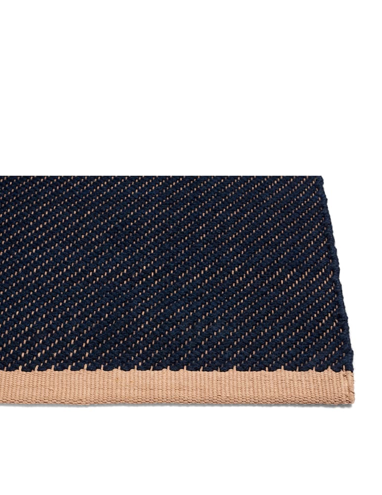 rinascente Hay Bias Rug - blue