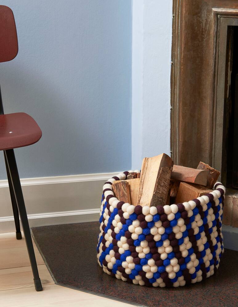 rinascente Hay Bead Basket Contenitore - rosso