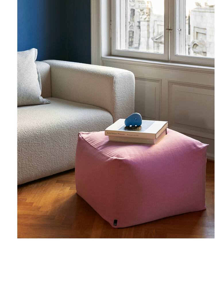 rinascente Hay Pouf - rosa