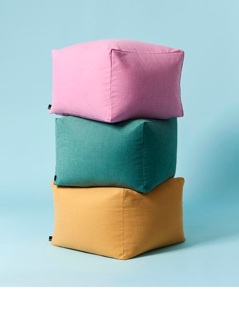 rinascente Hay Pouf - giallo