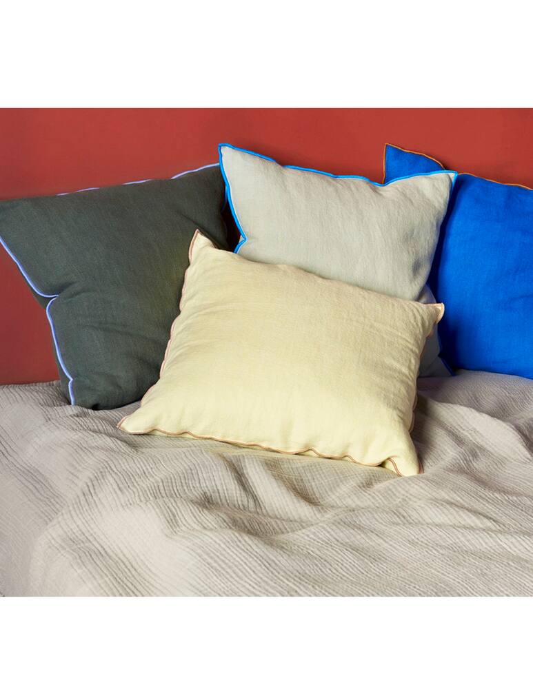 rinascente Hay Outline Cushion - grey