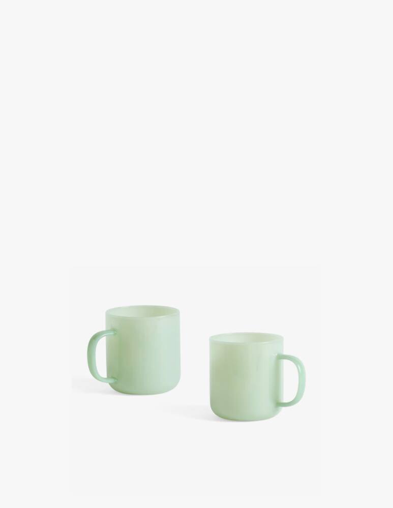 rinascente Hay Borosilicate Mug Set 2 Pcs - Verde
