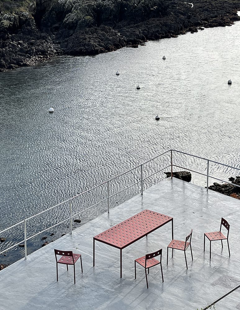 rinascente Hay Balcony Tavolo - Rosso