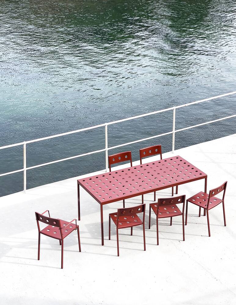 rinascente Hay Balcony Tavolo - Rosso