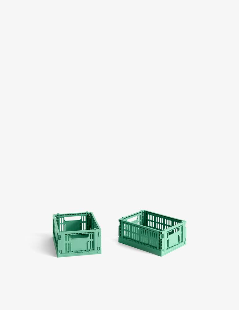 Hay Colour Crate Mini Dark Mint Set Of 2 - picture 1 Hay Colour Crate Mini Dark Mint Set Of 2 - picture 1