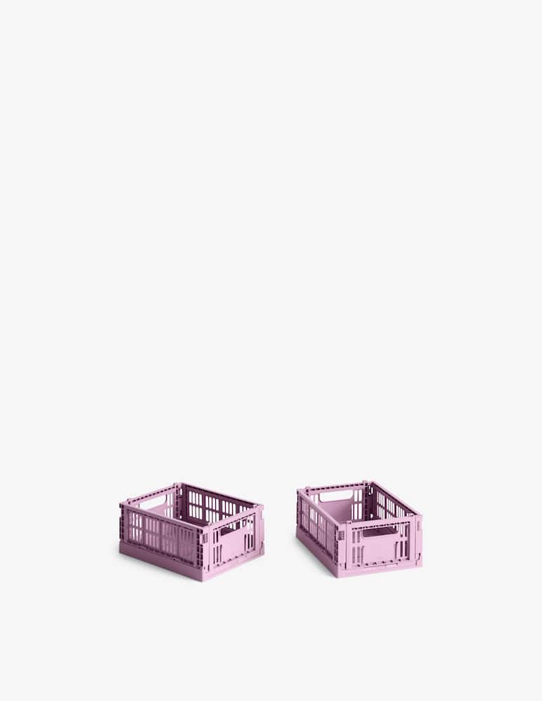 Hay Colour Crate Mini Dusty Rose Set Of 2 - picture 1 Hay Colour Crate Mini Dusty Rose Set Of 2 - picture 1