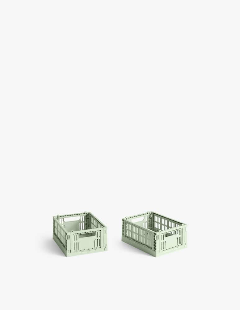 Hay Colour Crate Mini Mint Set Of 2 - picture 1 Hay Colour Crate Mini Mint Set Of 2 - picture 1
