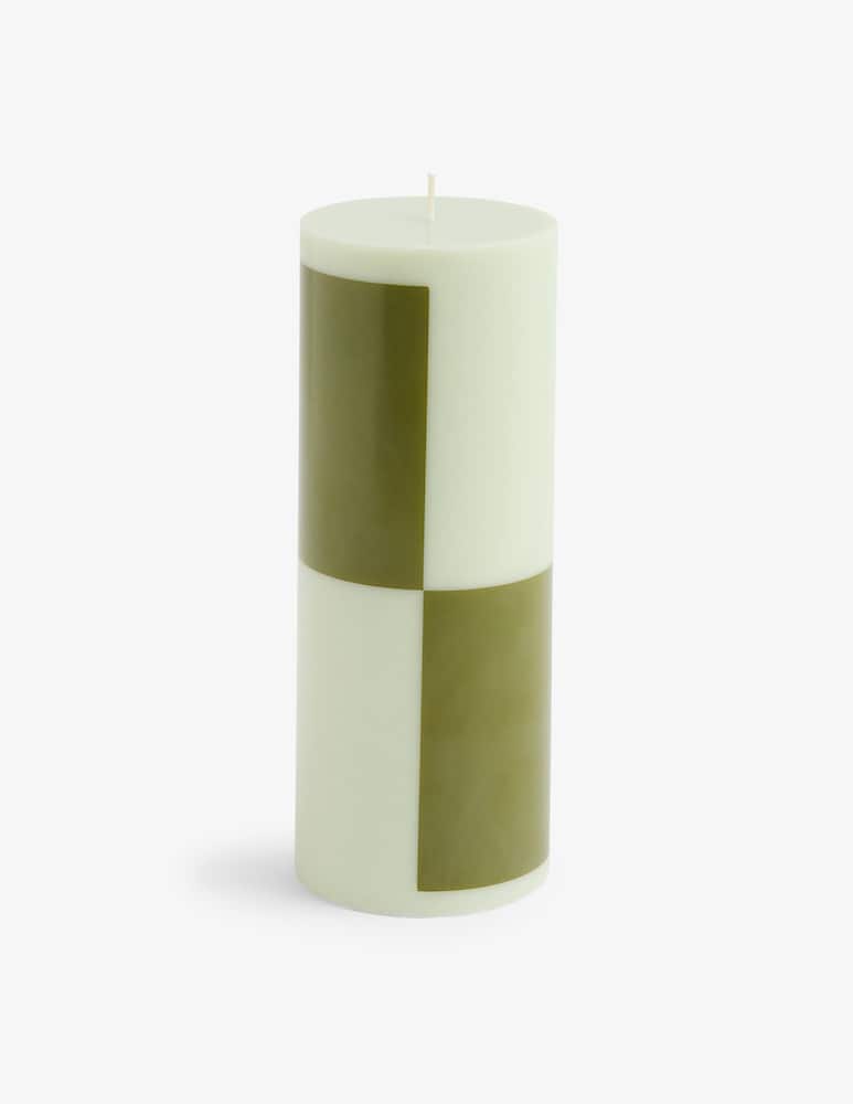 rinascente Hay Column Candle M Light Green And Army Green