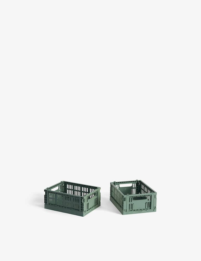 Hay Colour crate - Set of 2 - picture 1 Hay Colour crate - Set of 2 - picture 1