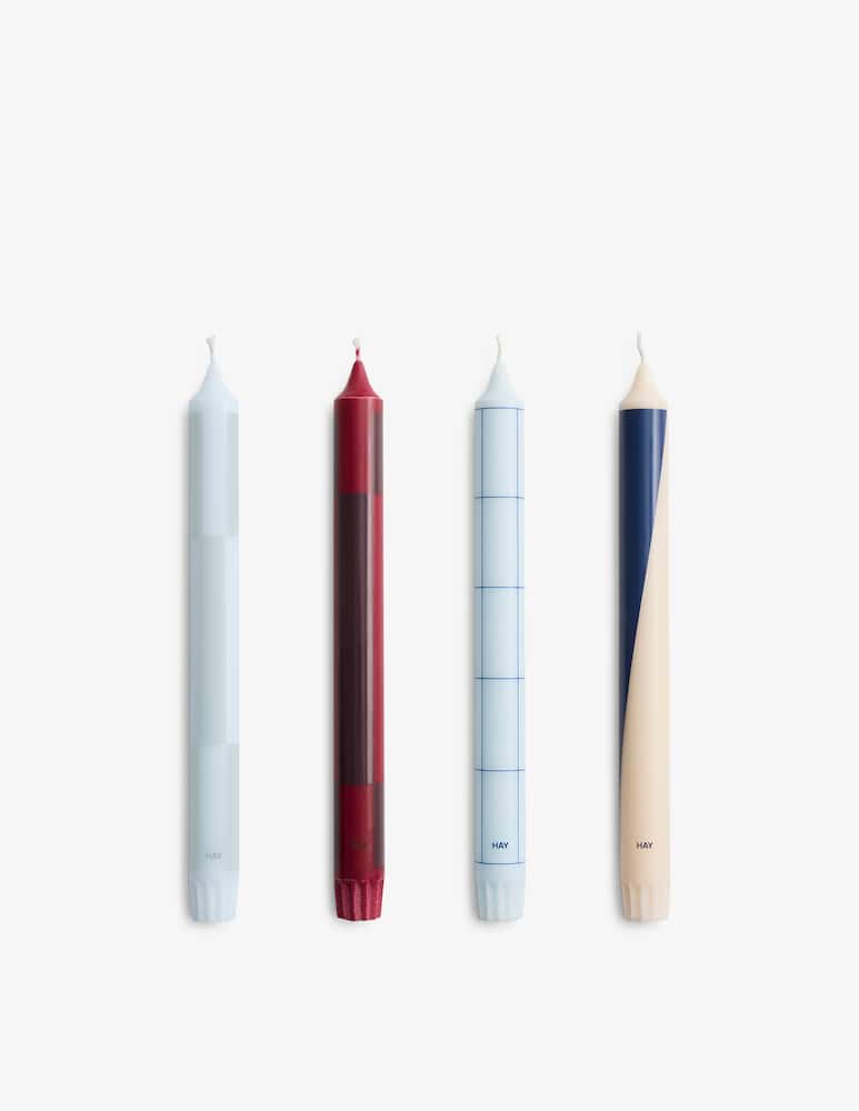rinascente Hay Candela Pattern Set di 4 Pz