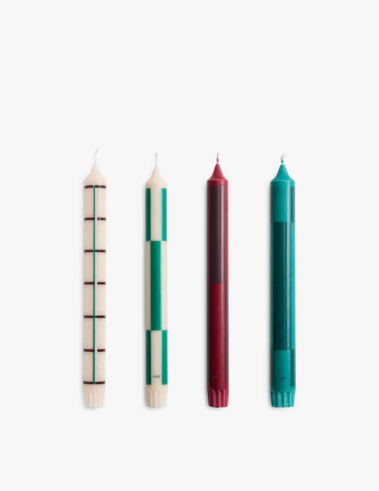 rinascente Hay Candela Pattern Set di 4 Pz