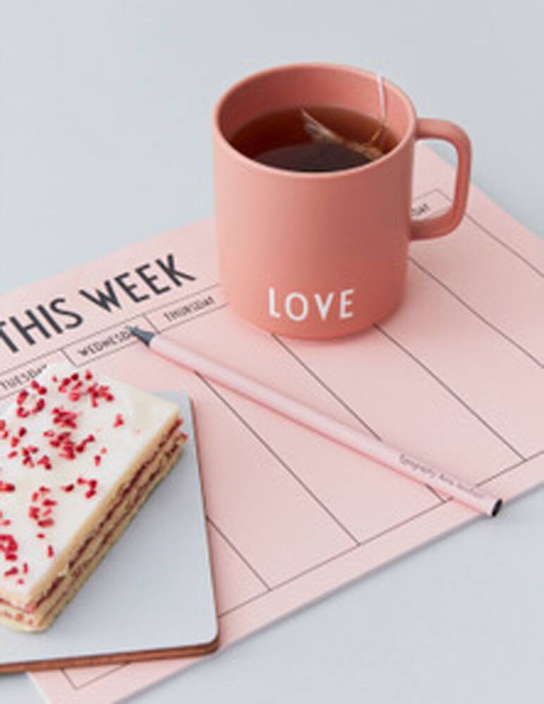 rinascente Design Letters Tazza Desing Letter "Love" - Rosa