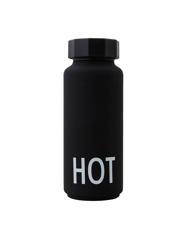 rinascente Design Letters Bottiglia termo-isolata Hot&Cold 500 ml - nero
