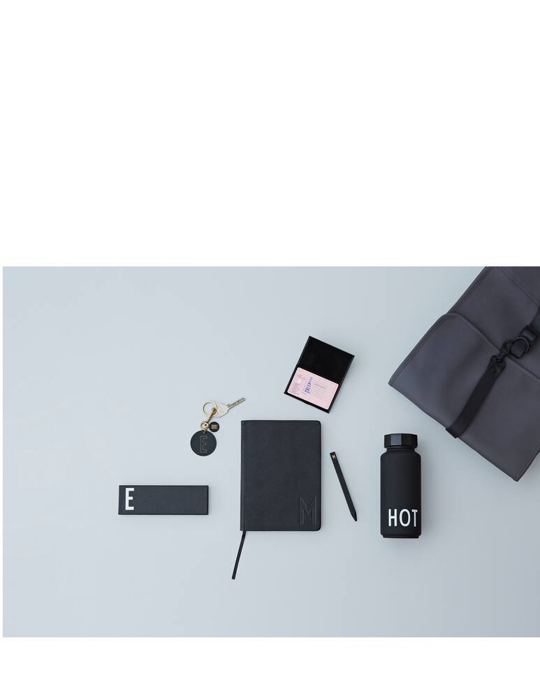 rinascente Design Letters Bottiglia termo-isolata Hot&Cold 500 ml - nero