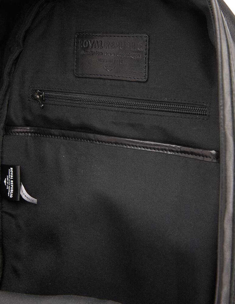 rinascente Royal Republiq Leather Sack backpack - black