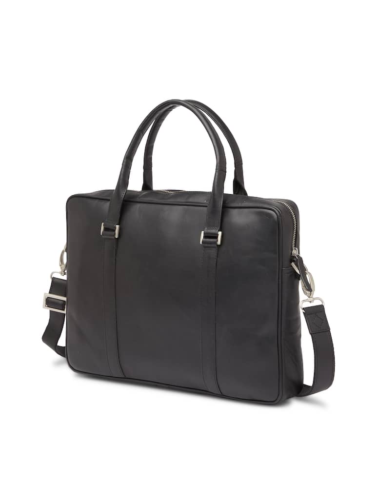 rinascente Royal Republiq Borsa in pelle Pioneer - nero