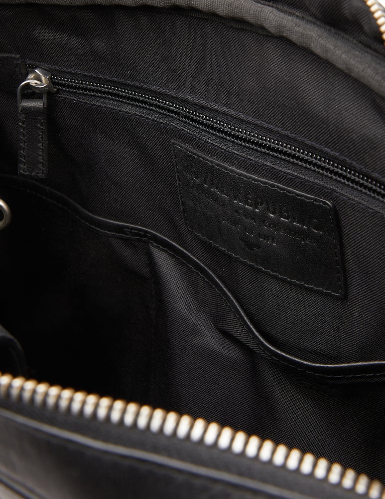 rinascente Royal Republiq Borsa in pelle Pioneer - nero