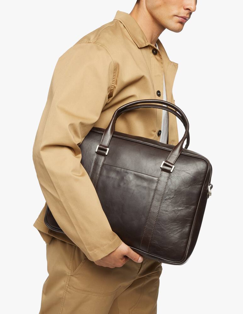 rinascente Royal Republiq Bosa da giorno Pioneer in pelle - marrone