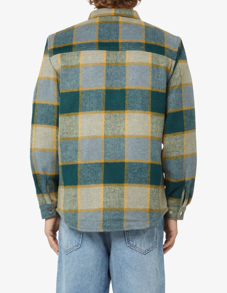 rinascente Revolution Overshirt check - Verde
