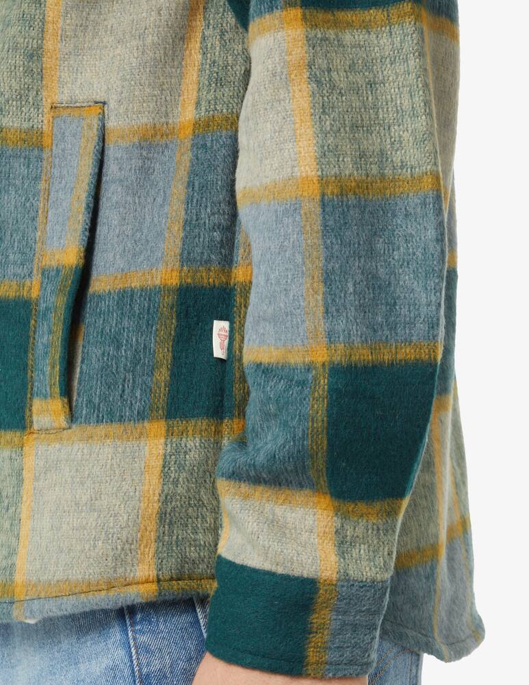 rinascente Revolution Overshirt check - Verde