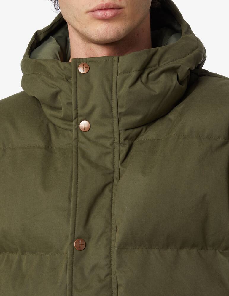 rinascente Revolution Hooded puffer jacket - Green