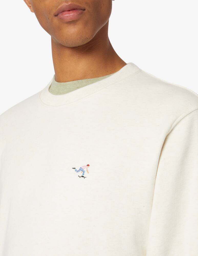 rinascente Revolution Emroided skate crewneck jumper 