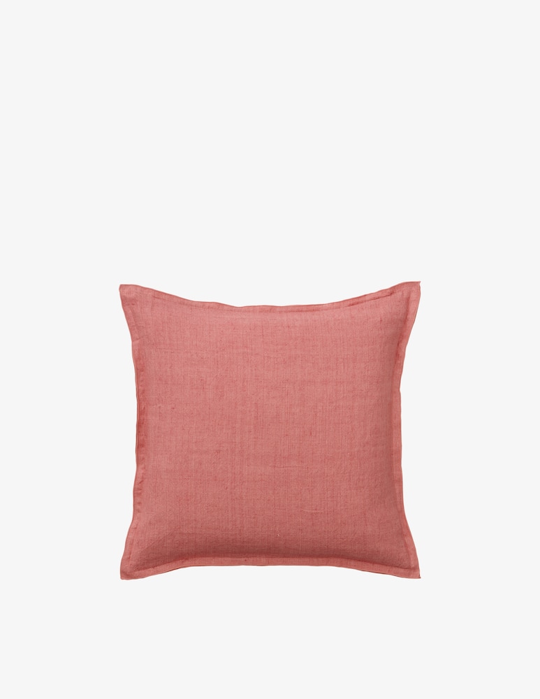 rinascente Bungalow Fodera per Cuscino Lino - Rosa