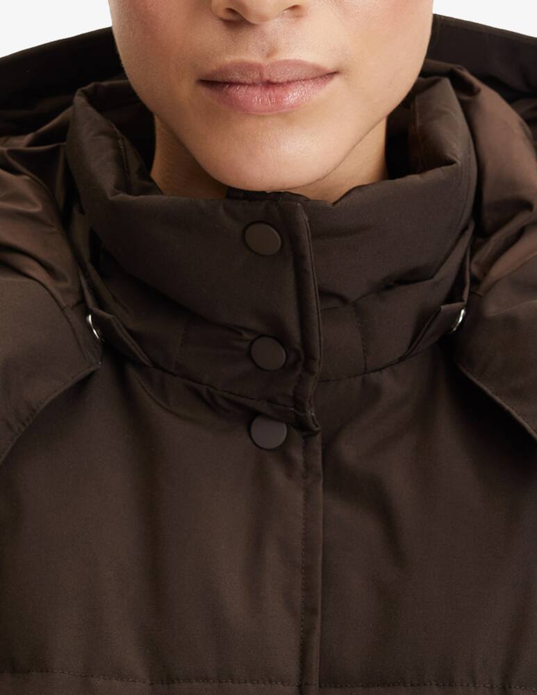 rinascente Samsøe Samsøe Hana hooded bomber jacket - Black